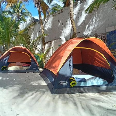 Chavez Eco Beach Camping And Cabanas Тулум Экстерьер фото