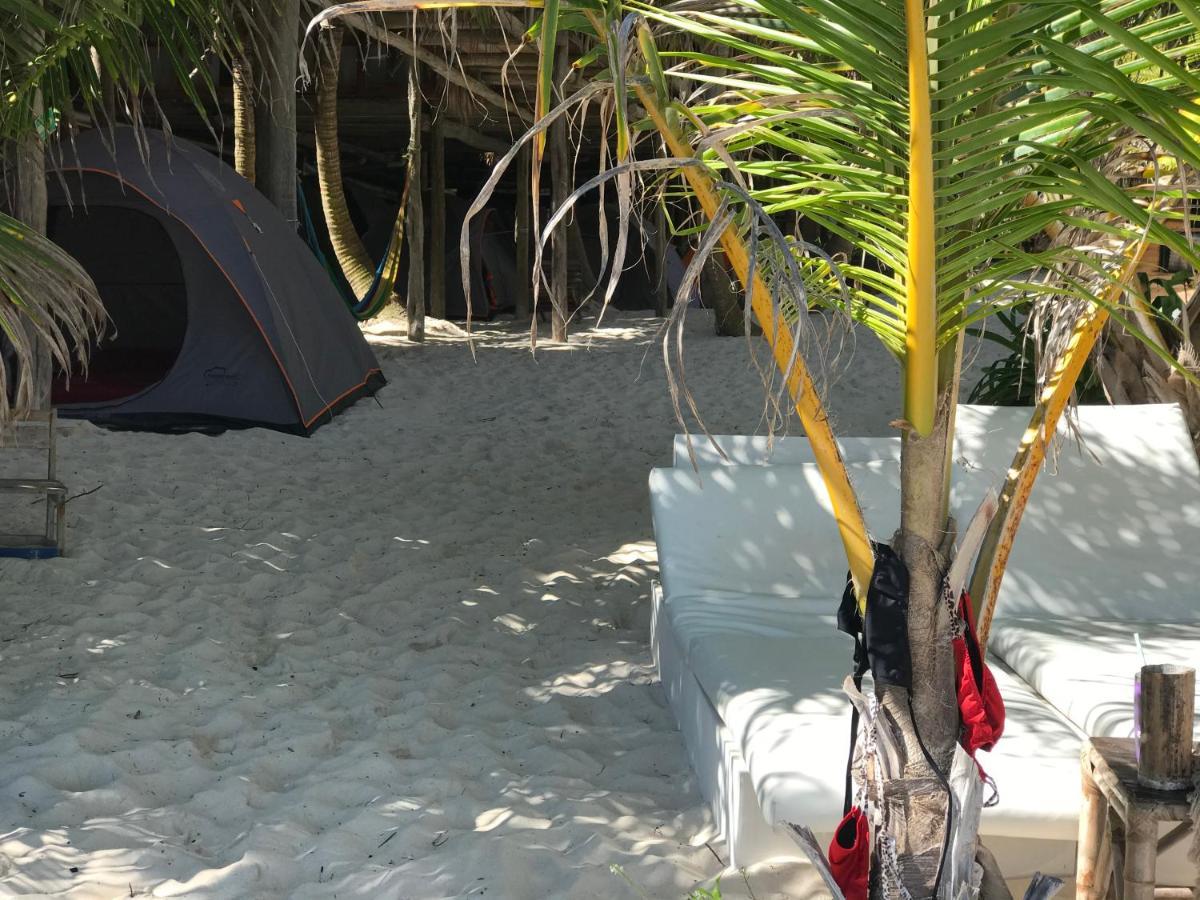 Chavez Eco Beach Camping And Cabanas Тулум Экстерьер фото