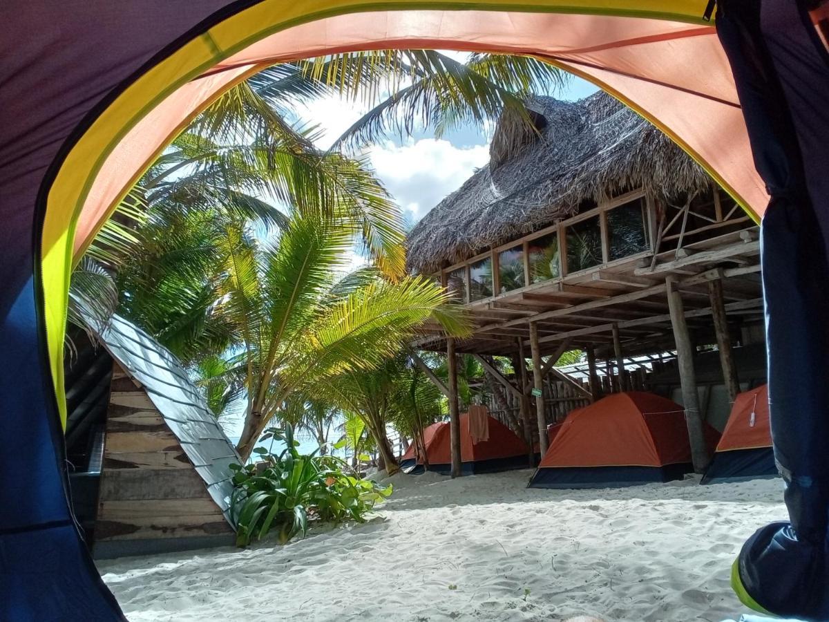 Chavez Eco Beach Camping And Cabanas Тулум Экстерьер фото