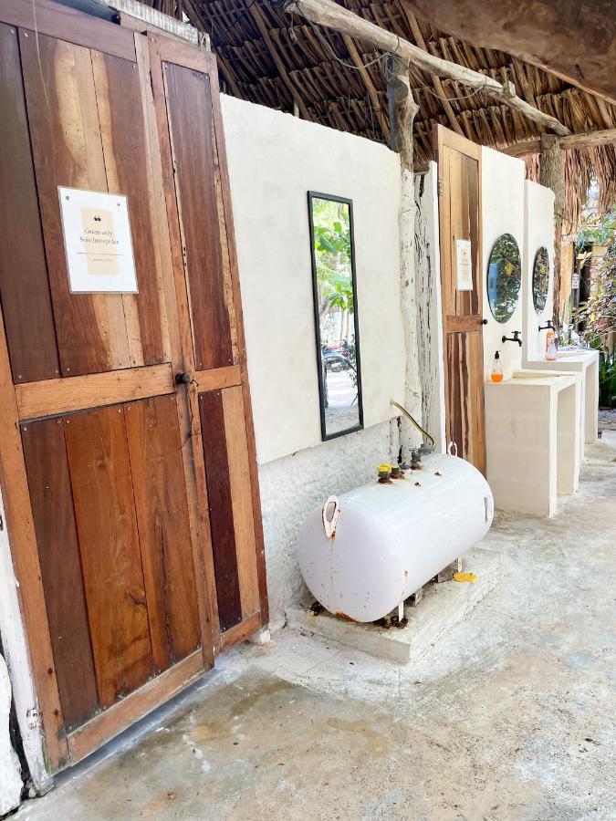 Chavez Eco Beach Camping And Cabanas Тулум Экстерьер фото