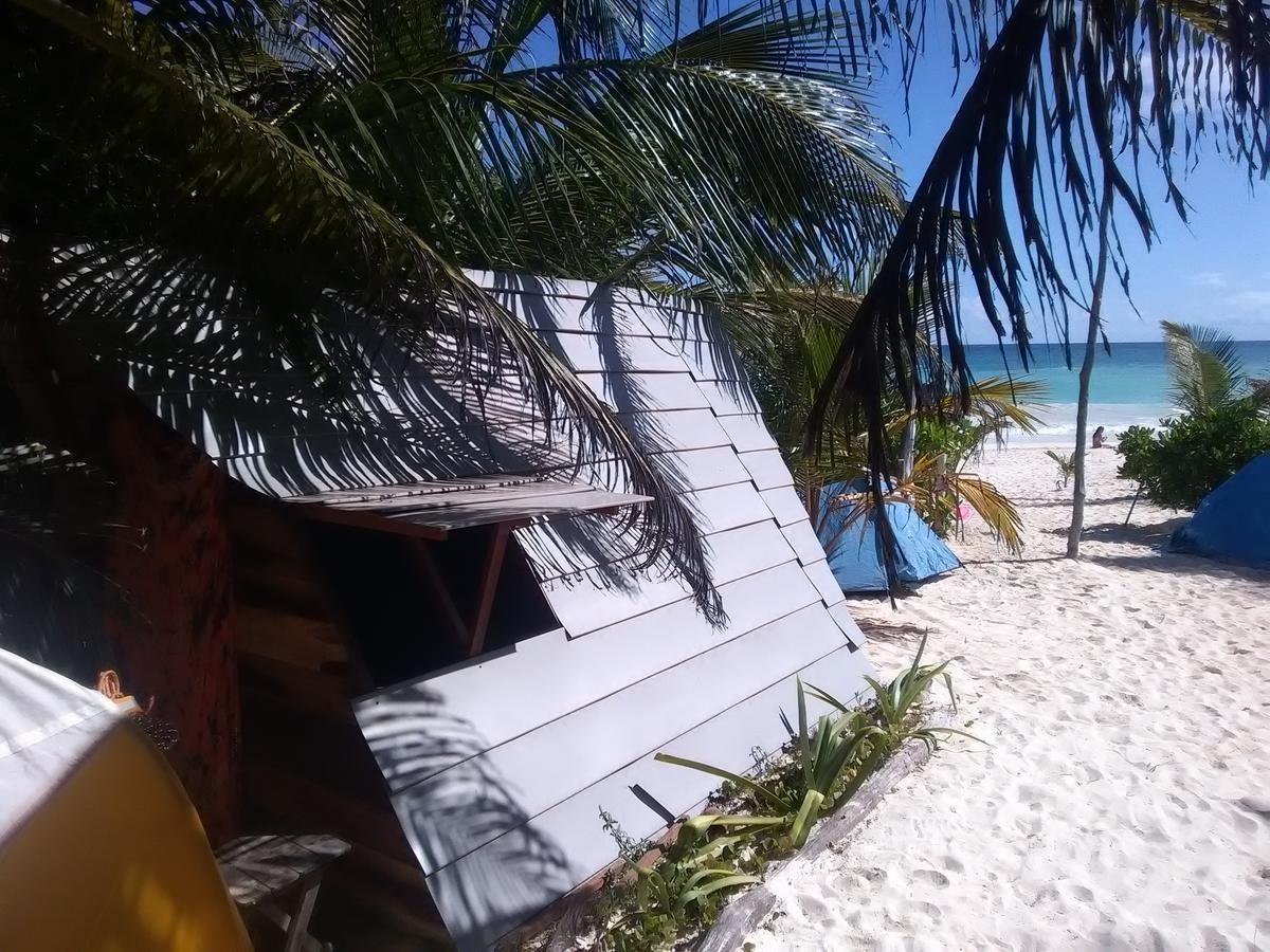 Chavez Eco Beach Camping And Cabanas Тулум Экстерьер фото